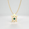 Spirit Animal Charms Turtle in Gold with chain