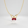 Spirit Animal Charms Butterfly in Gold with chain