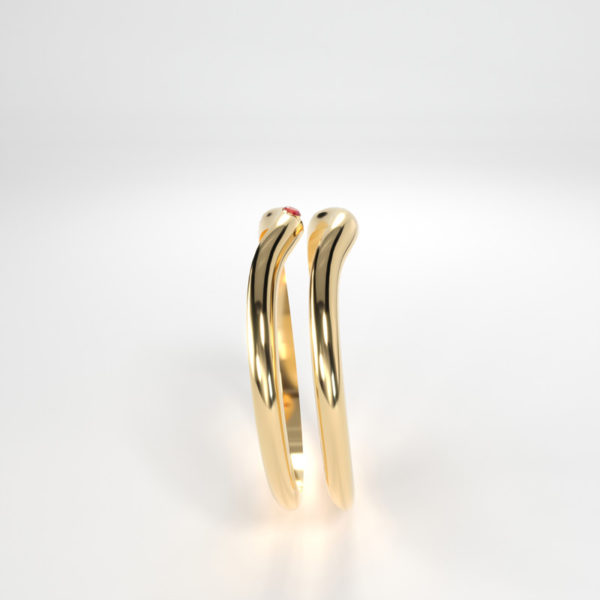 Two as one Wedding Ring