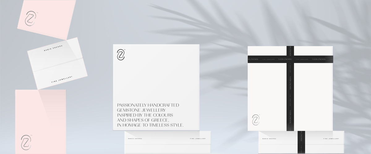 Gift packaging examples. ring and necklace packaging