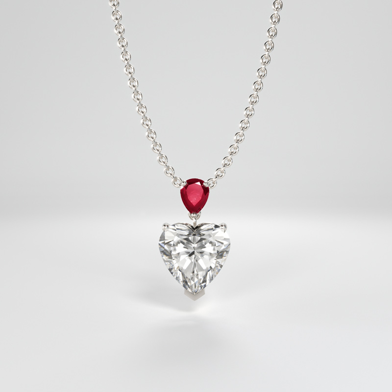 Heart Diamond Pendant